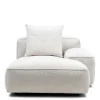 Hamilton chaise longue module, Rechts, Wit