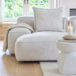 Hamilton chaise longue module, Links, Wit