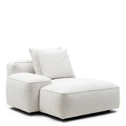 Hamilton chaise longue module, Links, Wit