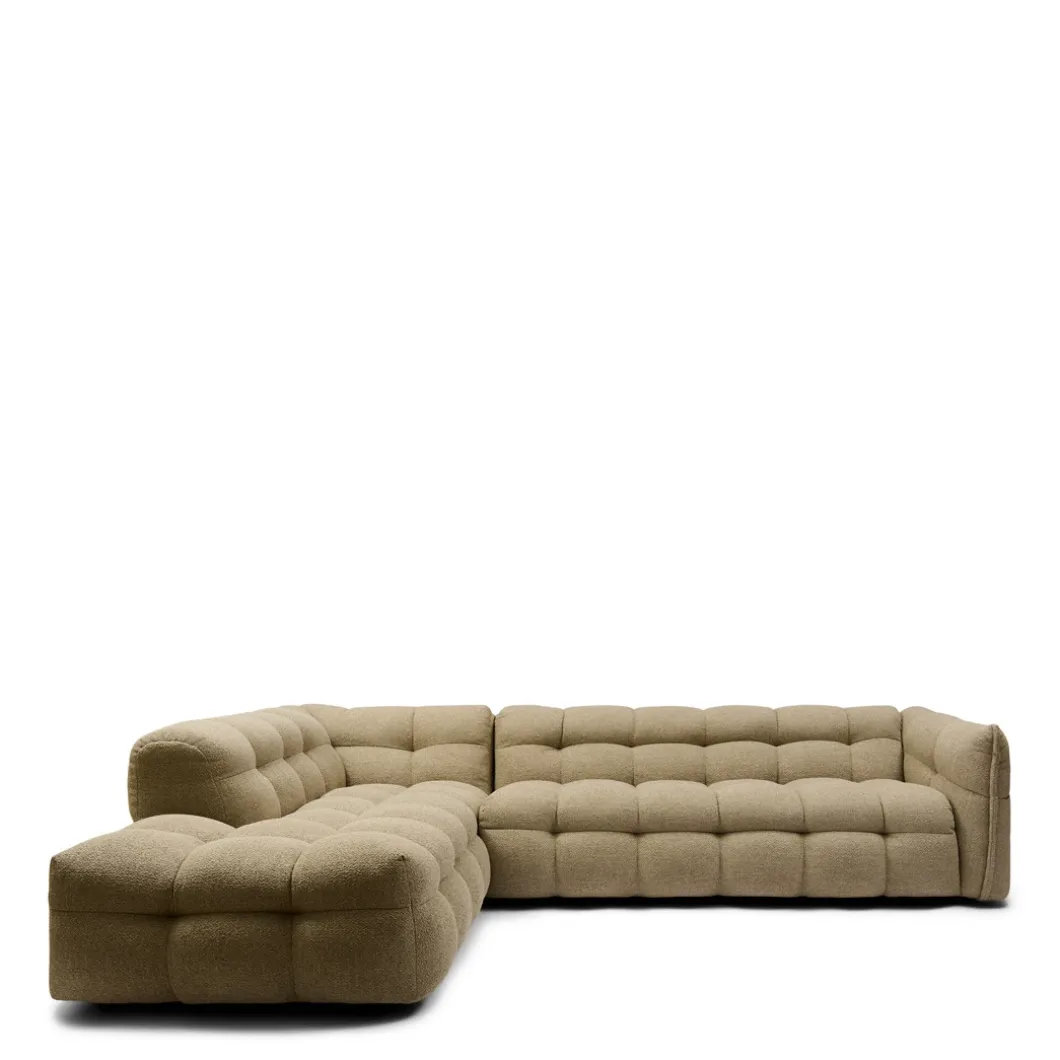 Hoekbank Imperial Links, Natural Grey