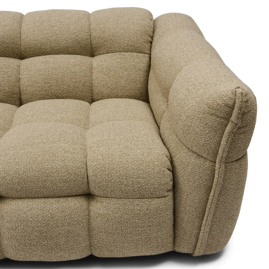 Hoekbank Imperial Links, Natural Grey