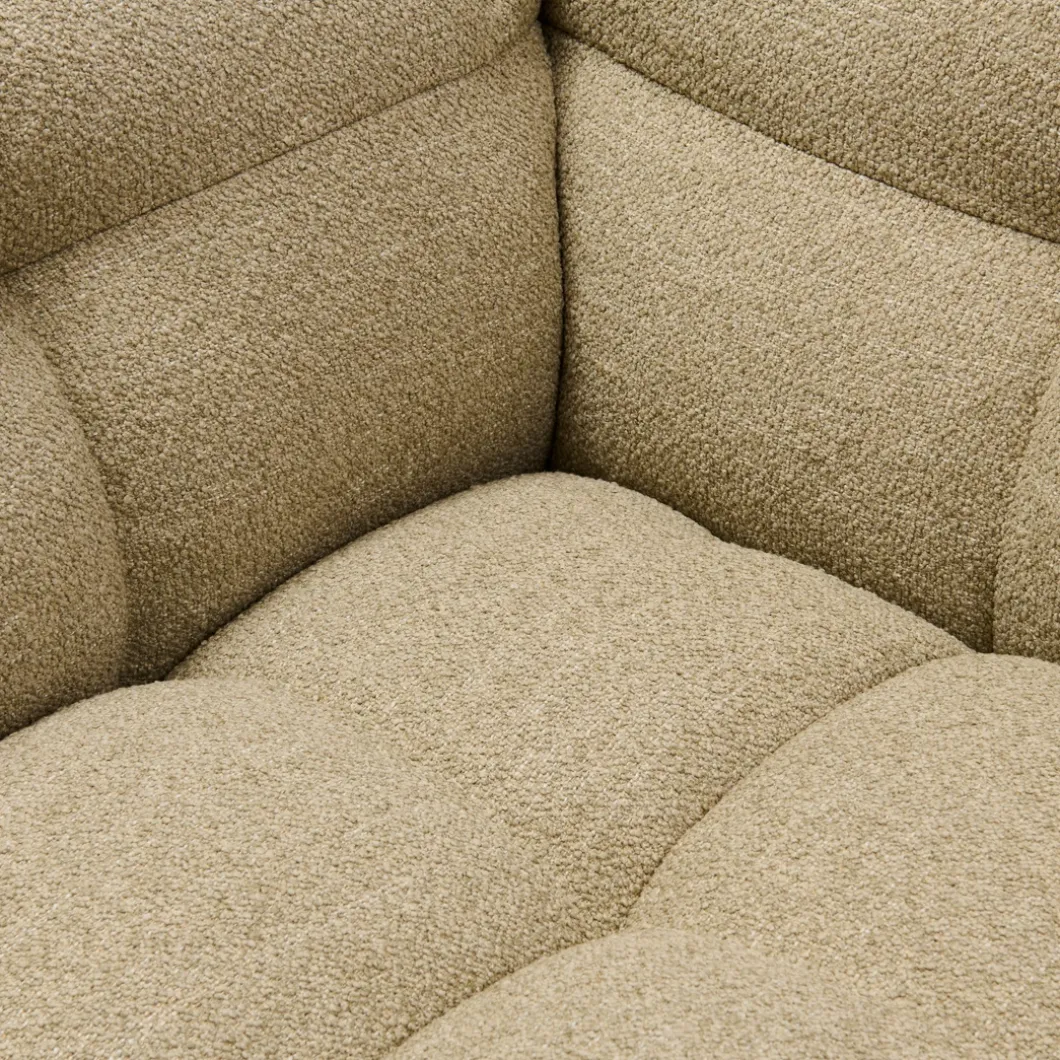 Hoekbank Imperial Links, Natural Grey