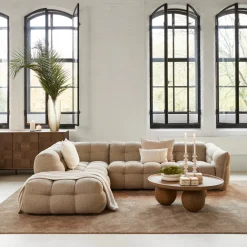 Hoekbank Imperial Rechts, Natural Grey