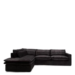 Hoekbank Links Continental, Grimaldi Grey