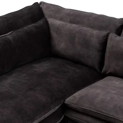 Hoekbank Links Continental, Grimaldi Grey