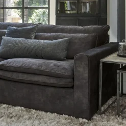 Hoekbank Links Continental, Grimaldi Grey