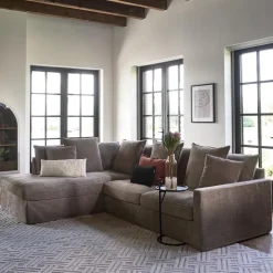 Hoekbank Links Lennox, Melting Silver