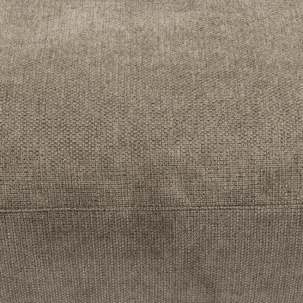 Hoekbank Links Vail, Warm Taupe, Chenille Jacquard Vogue