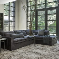 Hoekbank Rechts Continental, Grimaldi Grey