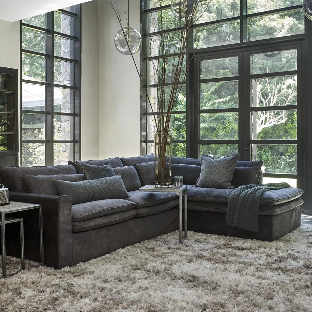 Hoekbank Rechts Continental, Grimaldi Grey