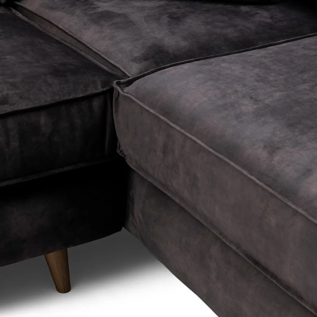 Hoekbank Rechts Kendall, Grimaldi Grey