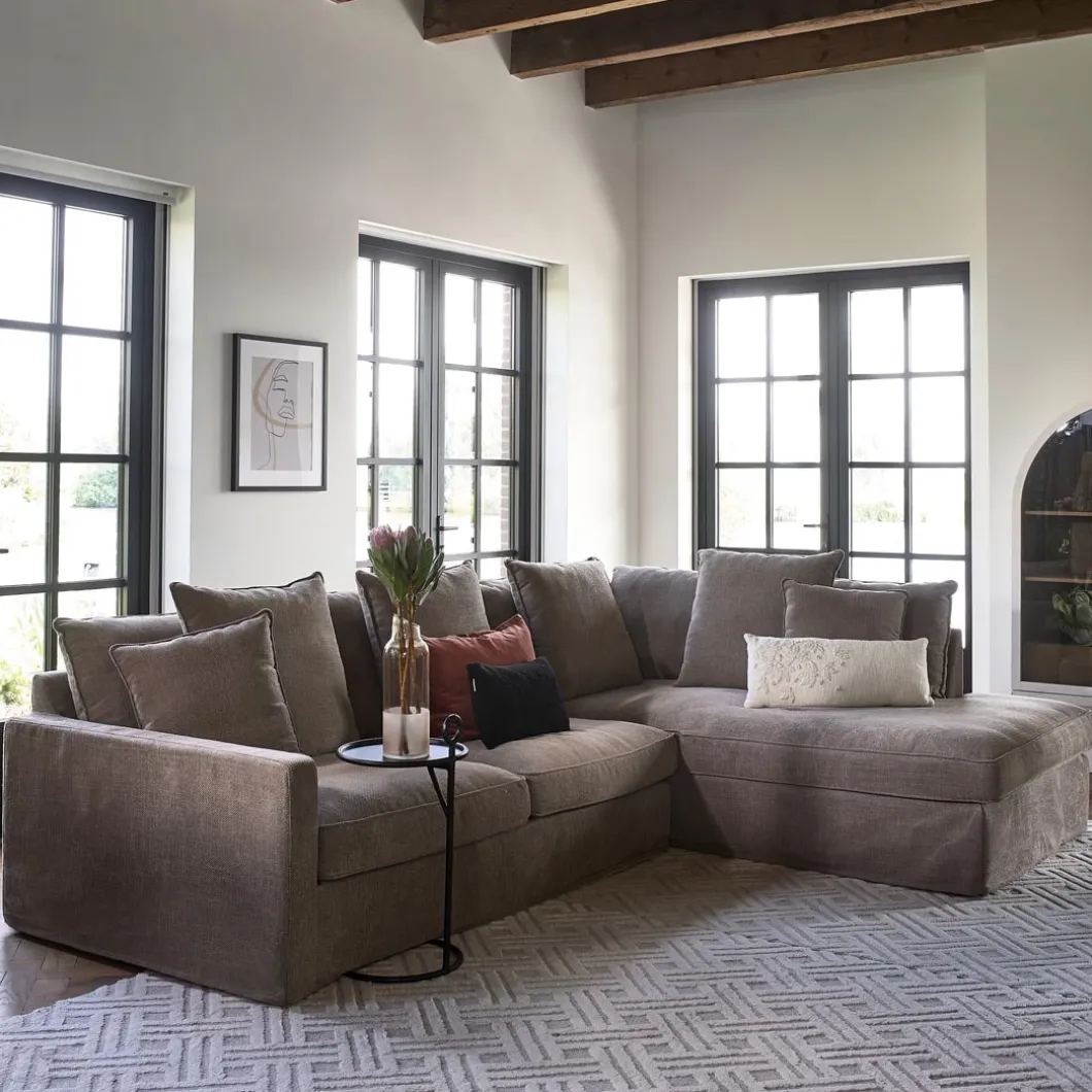 Hoekbank Rechts Lennox, Melting Silver