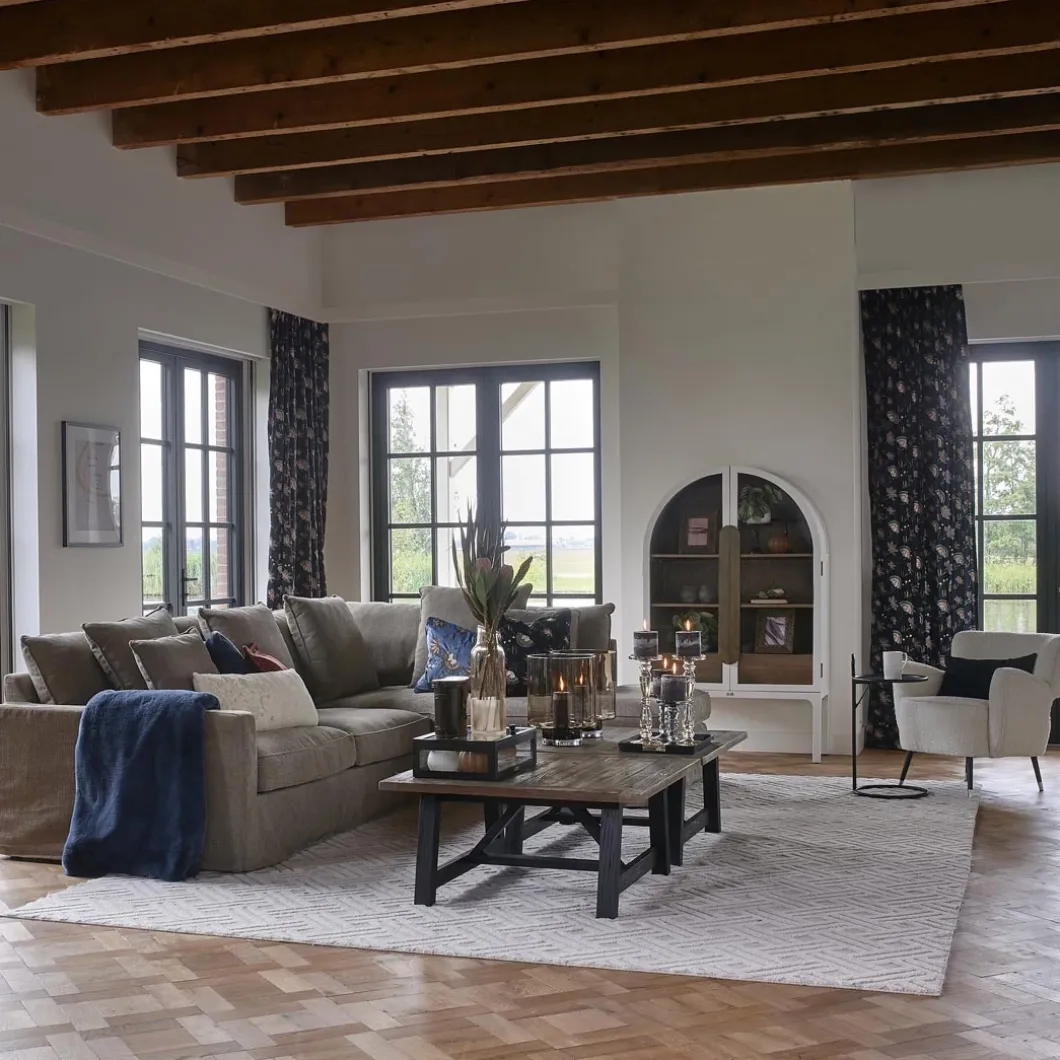 Hoekbank Rechts Lennox, Melting Silver