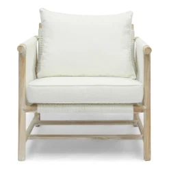 Loungestoel buiten Saint Tropez, Wit