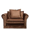 Loveseat Carlton, Chocolate, Velvet