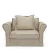 Loveseat Carlton, Flanders Flax, Oxford Weave