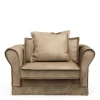 Loveseat Carlton, Golden Beige, Velvet