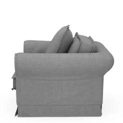 Loveseat Carlton, Grey, Washed Cotton