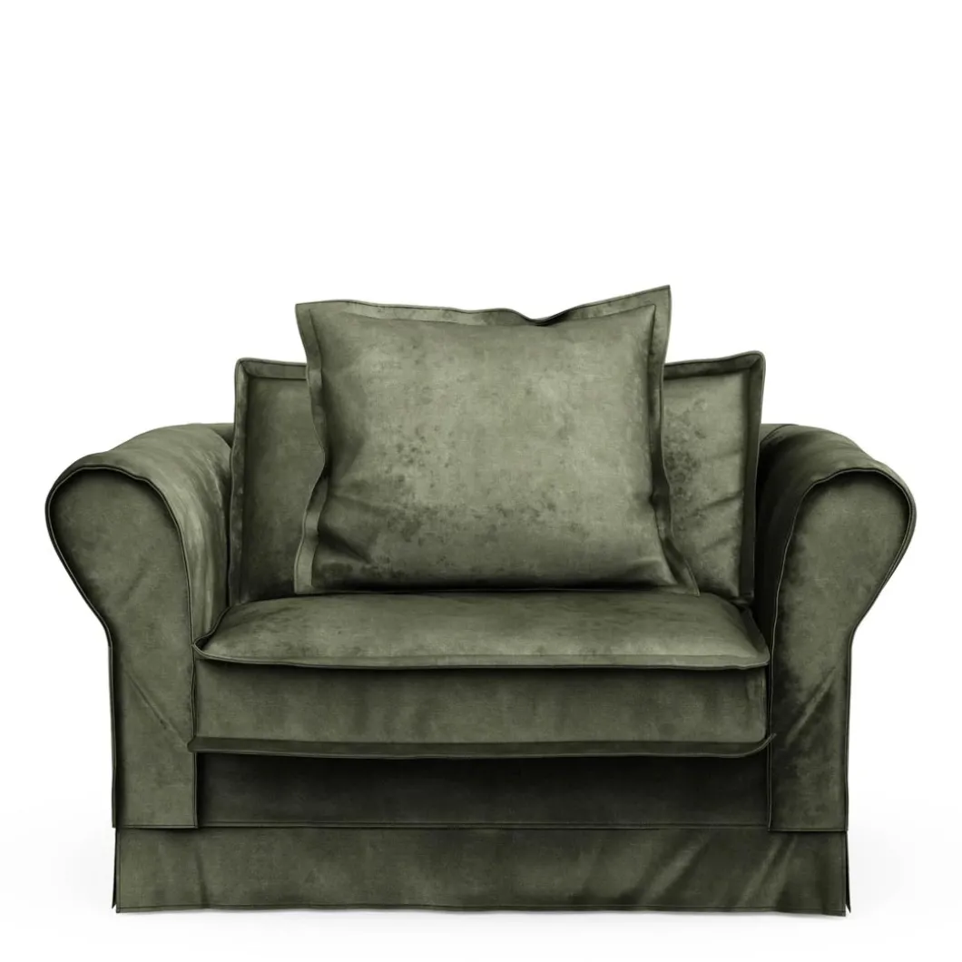 Loveseat Carlton, Ivy, Velvet
