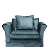 Loveseat Carlton, Petrol, Velvet