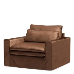 Loveseat Continental, Chocolate, Velvet