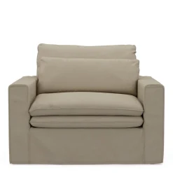 Loveseat Continental, Flanders Flax, Oxford Weave