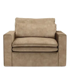 Loveseat Continental, Golden Beige, Velvet
