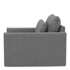 Loveseat Continental, Grey, Washed Cotton