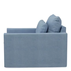 Loveseat Continental, Ice Blue, Washed Cotton