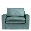 Loveseat Continental, Mineral Blue, Velvet