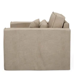 Loveseat Metropolis, Natural, Washed Cotton