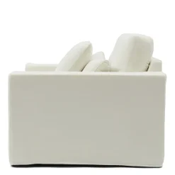 Loveseat Miles, Sparkling White, Copperfield Weave