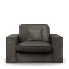 Loveseat Selana, Grimaldi Grey, Velvet