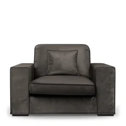 Loveseat Selana, Grimaldi Grey, Velvet
