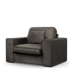 Loveseat Selana, Grimaldi Grey, Velvet