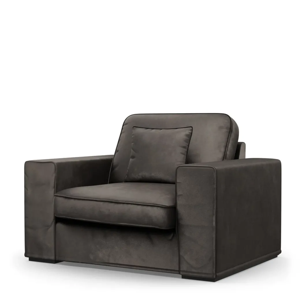 Loveseat Selana, Grimaldi Grey, Velvet