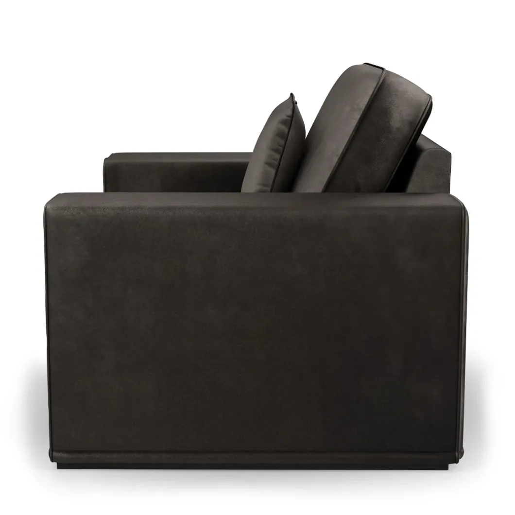 Loveseat Selana, Grimaldi Grey, Velvet