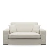 Loveseat Selana, Simply White, Bouclé