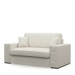 Loveseat Selana, Simply White, Bouclé