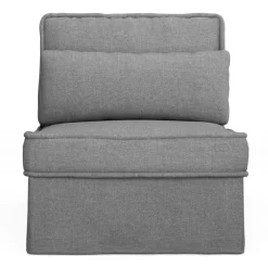 Metropolis Center, washed cotton, grey