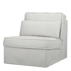 Metropolis Center, washed cotton, ash grey