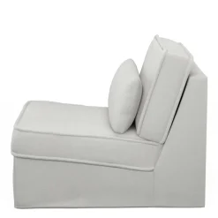 Metropolis Center, washed cotton, ash grey