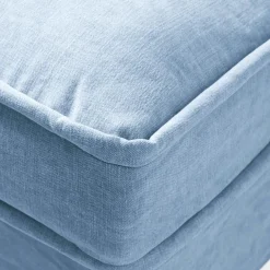 Metropolis Center, washed cotton, ice blue