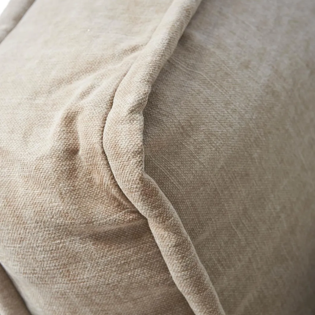 Metropolis Chaise Longue Right, washed cotton, natural