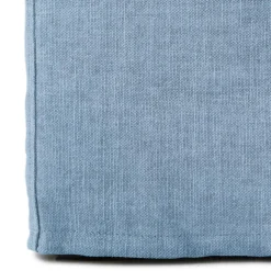 Metropolis Chaise Longue Right, washed cotton, ice blue