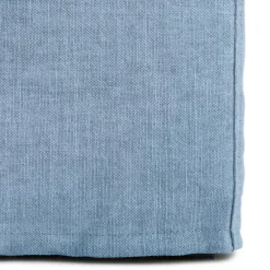 Metropolis Chaise Longue Left, washed cotton, ice blue