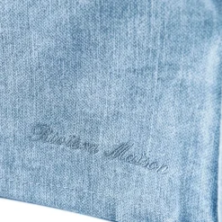 Metropolis Corner Arm Left, washed cotton, ice blue