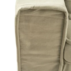 Metropolis Corner Arm Left, washed cotton, ash grey