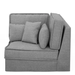 Metropolis Corner, washed cotton, grey