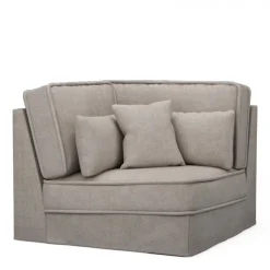 Metropolis Corner, washed cotton, stone